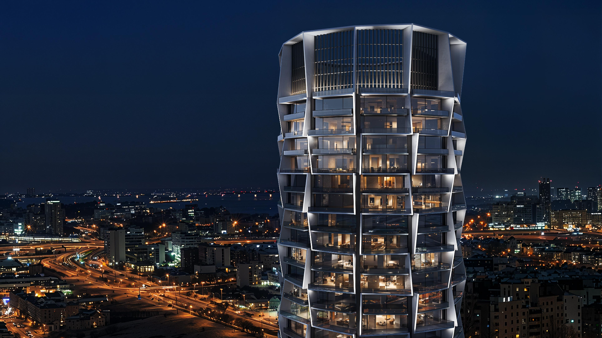 High-rise apartments offering Dubai views