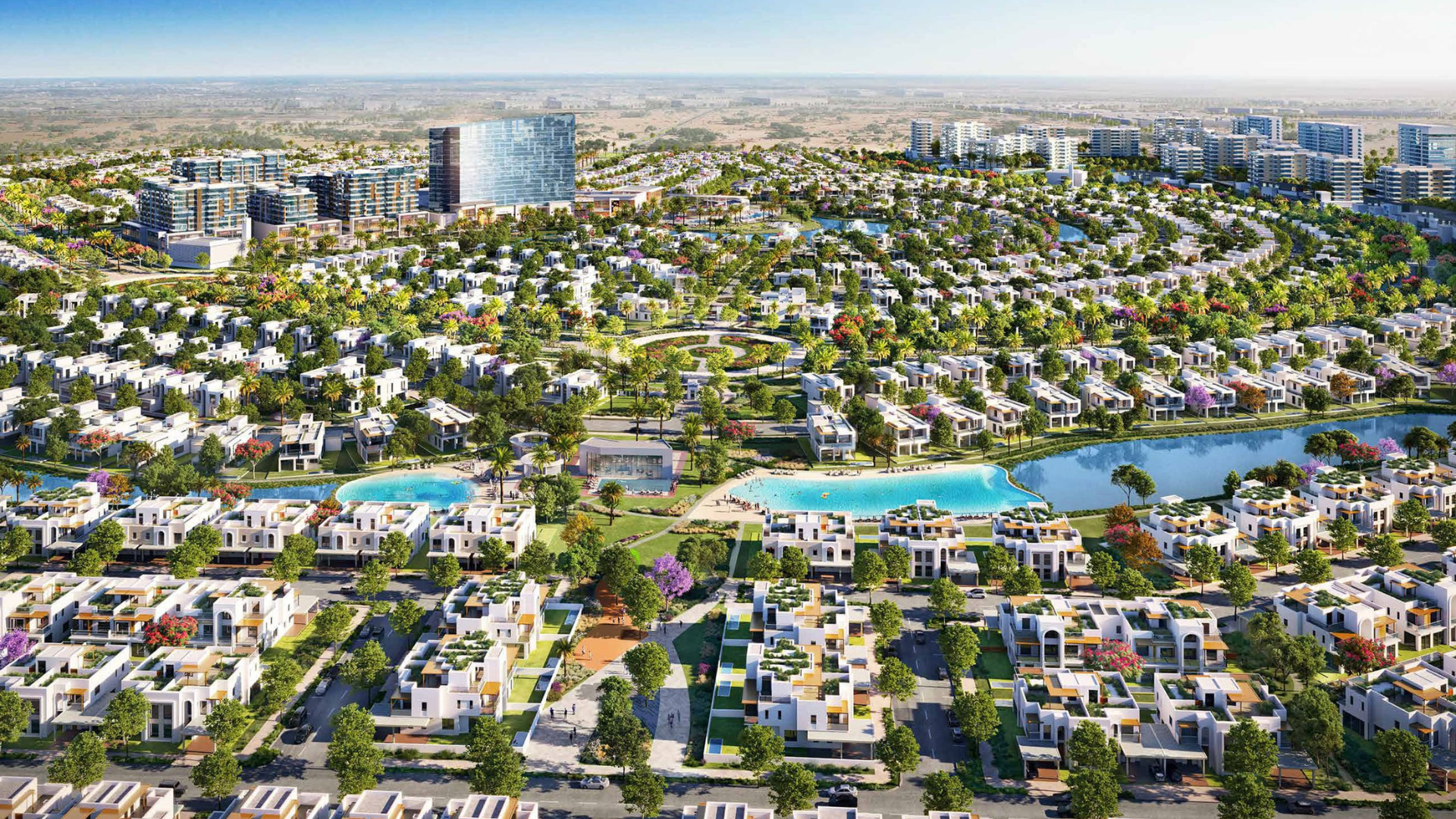 Modern townhouses in Dubai South with family-friendly features