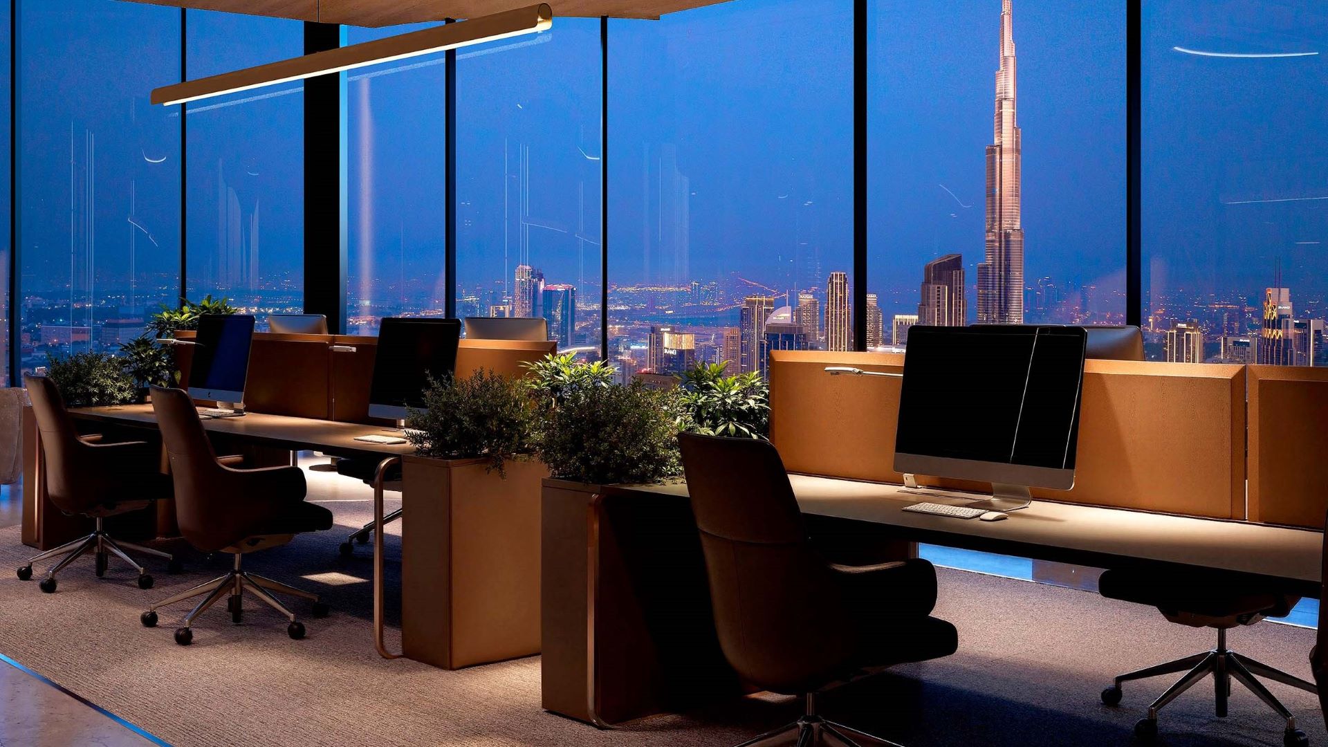 Burj Khalifa view offices for sale