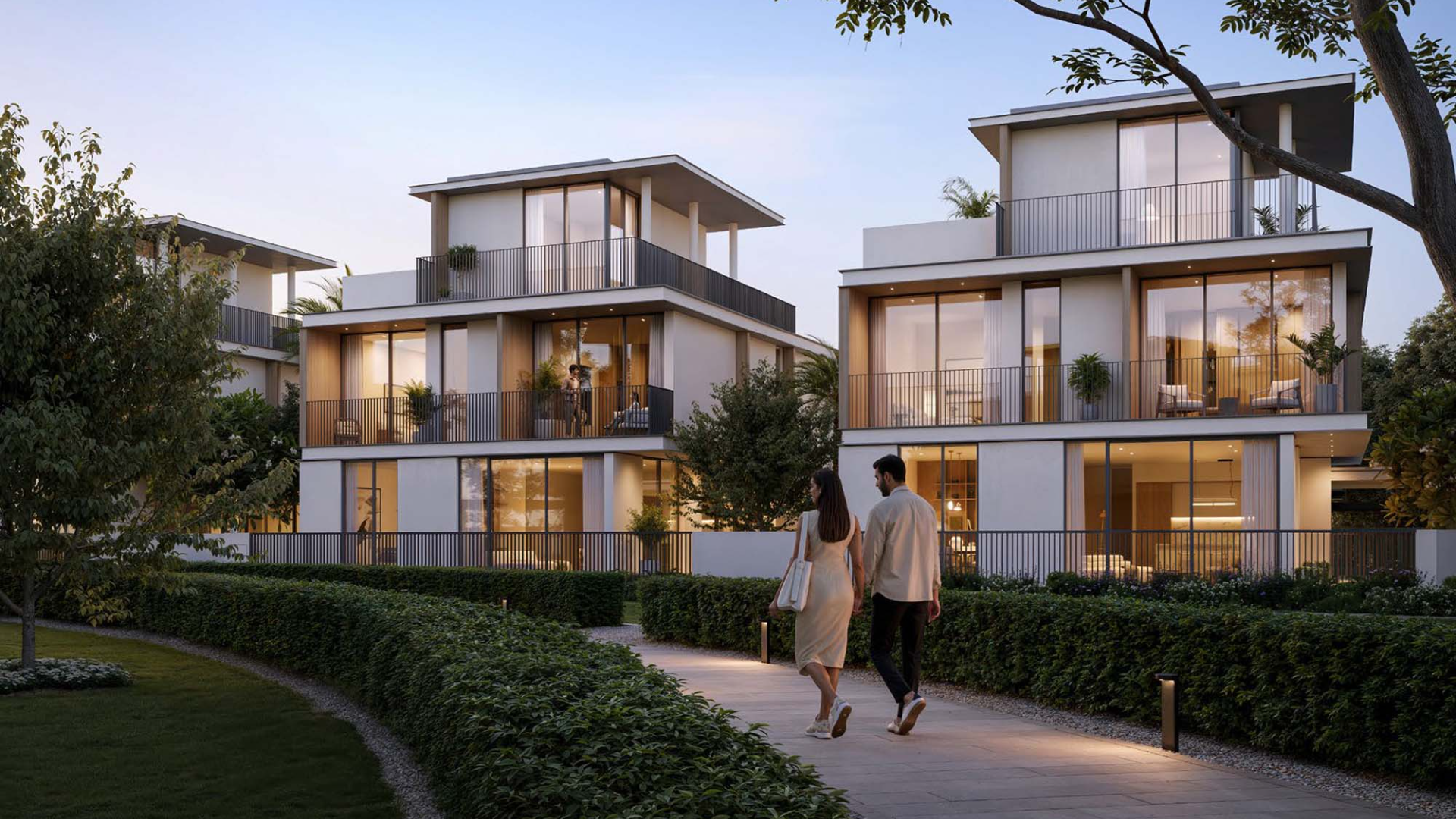 Rendering of off-plan villas in Dubai, ready by 2025