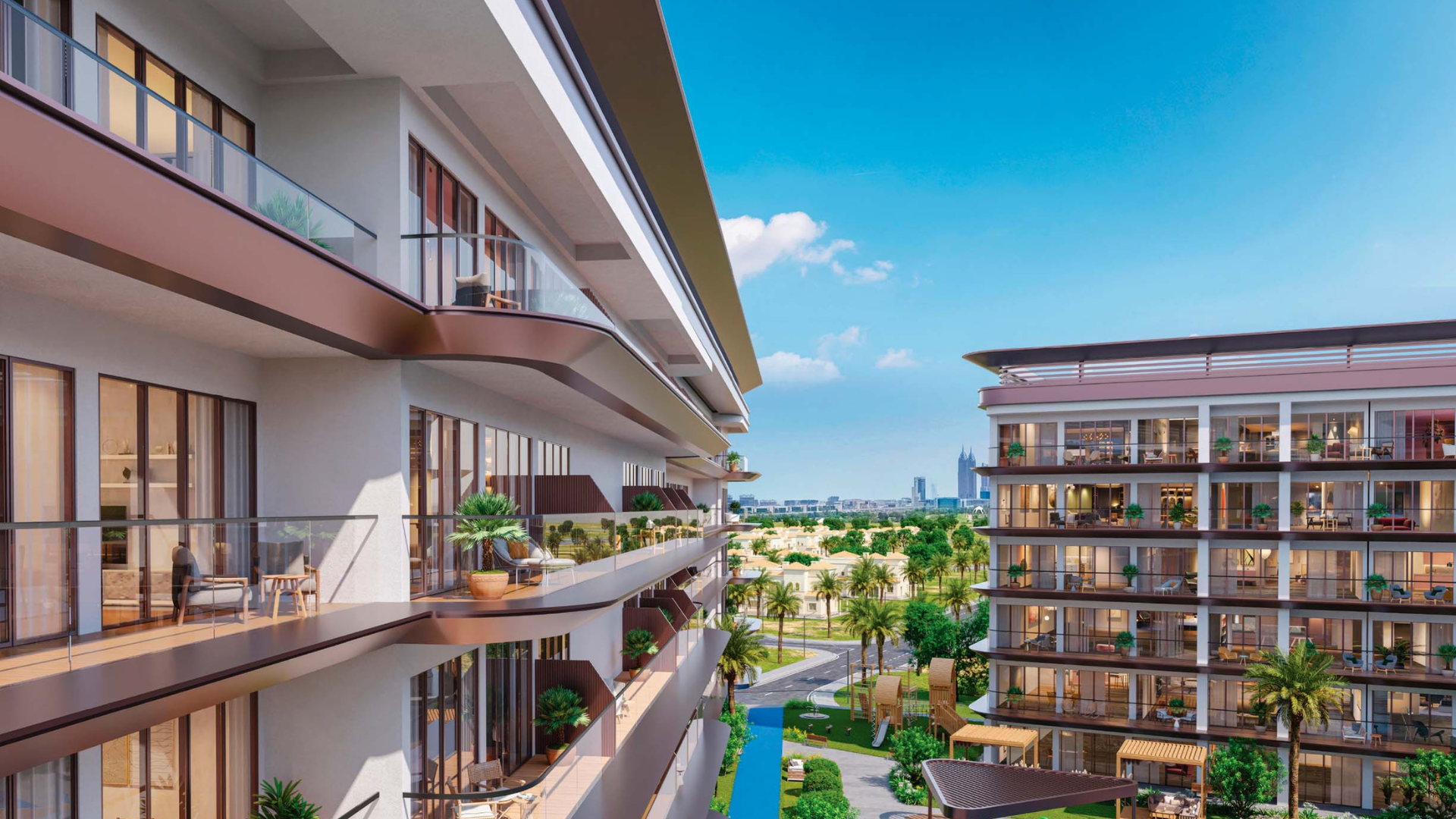 Fully furnished studio apartment with balcony and natural lighting