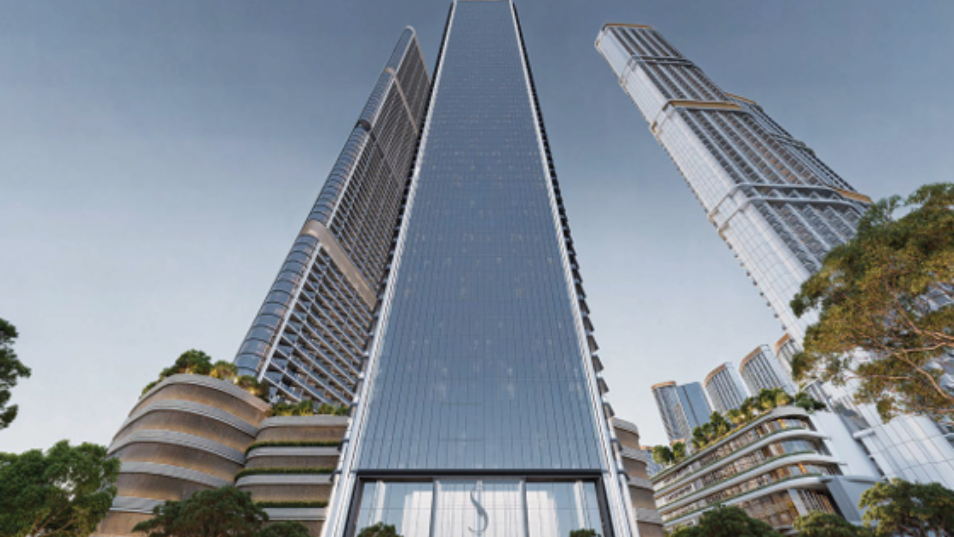 Elegant 5-bedroom living room with natural lighting and high ceilings