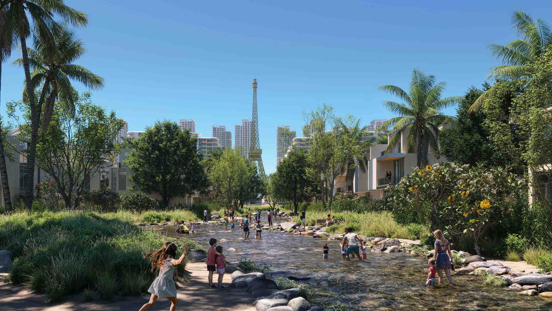 Outdoor play area at Rayhan 1 by BT Properties