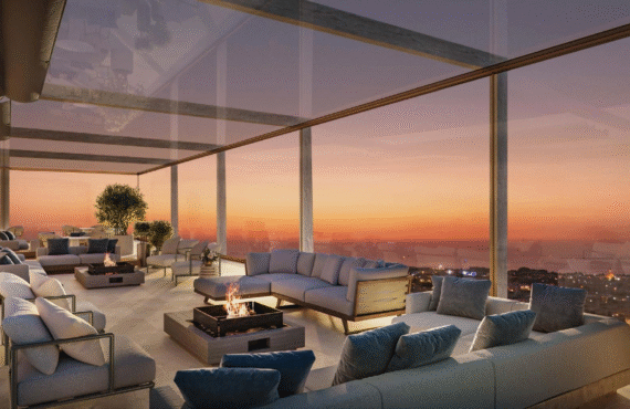 Unfinished Shell & Core office space with panoramic views in the AHS Luxury Office Tower