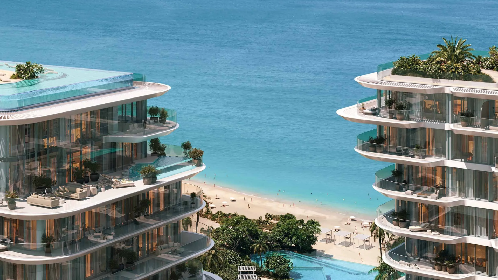 Infinity sky pool at PASSO by Beyond Palm Jumeirah