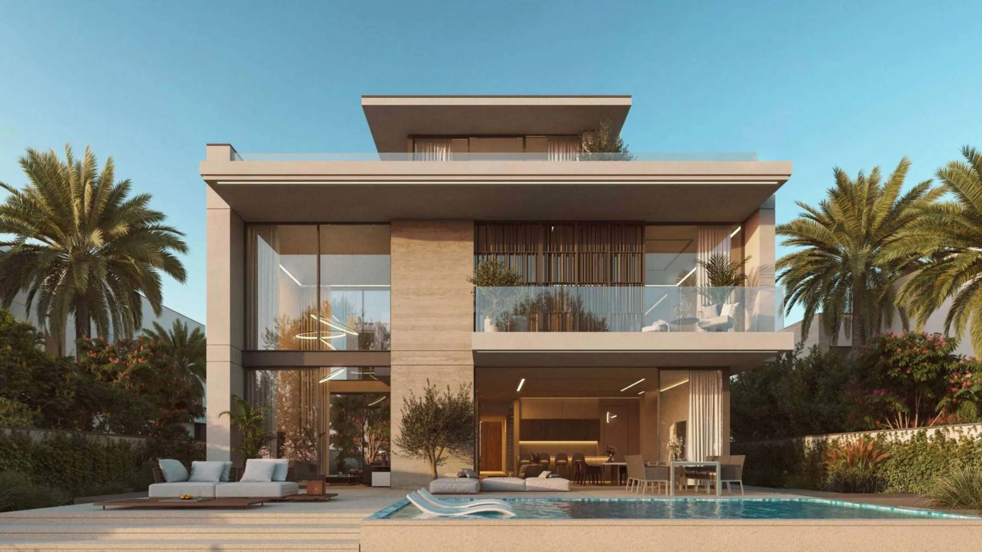 Master plan layout of Ashwood Estates showing the villas, greenways, and golf course proximity .