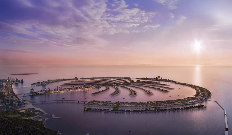 Palm Jebel Ali master plan twice the size of Palm Jumeirah, ultra-luxury villas by Nakheel
